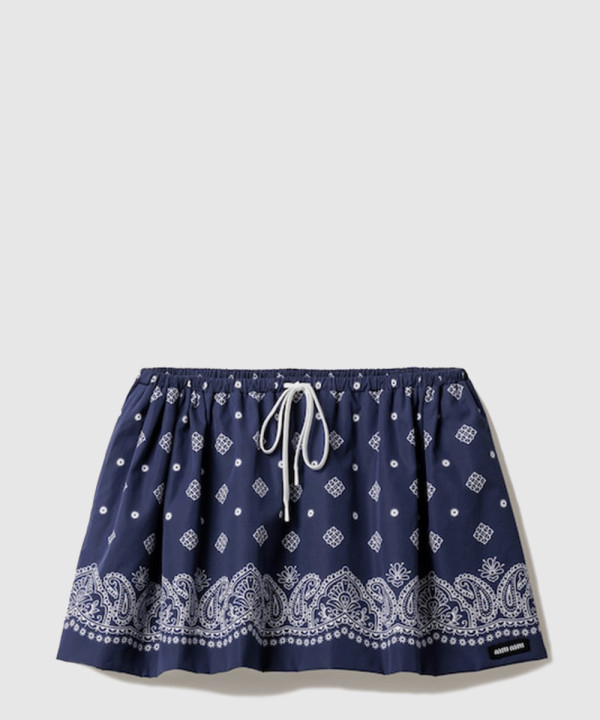 [MIUMIU-미우미우]반다나 프린트 포플린 미니스커트 MG2404