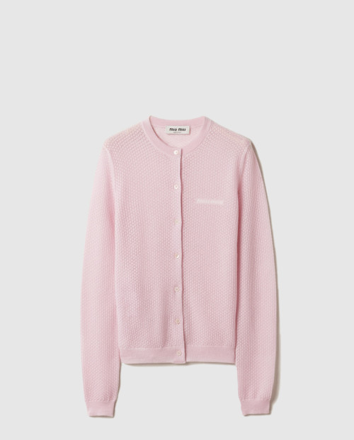 [MIUMIU-미우미우]캐시미어 가디건 MMF971