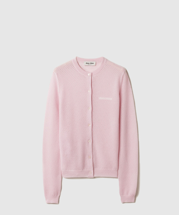 [MIUMIU-미우미우]캐시미어 가디건 MMF971