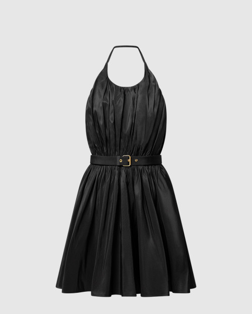 [LOUIS VUITTON-루이비통]플리세 홀터 넥 드레스 1AGQSP