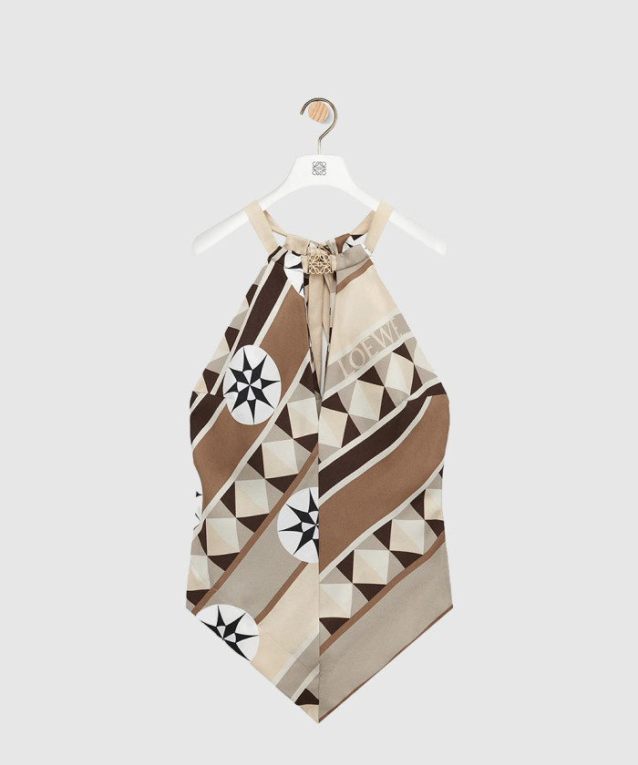 레플리카|이미테이션 loewe-로에베홀터넥-탑-실크