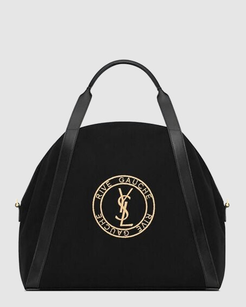 [SAINT LAURENT-생로랑]캔버스 소재의 RIVE GAUCHE 볼링 토트백 774048