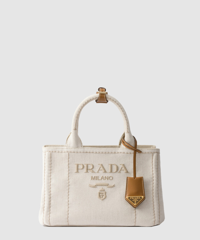 레플리카|이미테이션 prada-프라다스몰-코튼-캔버스-핸드백-1bg464