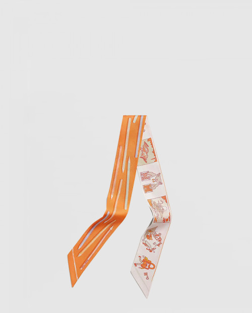 [HERMES-에르메스]A Vos Crayons et Carre Libre Twilly 트윌리