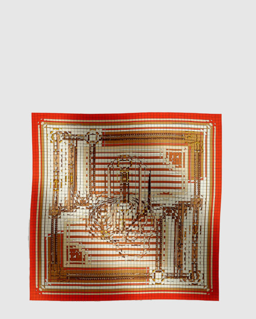 [HERMES-에르메스]Coaching Deja-Vu 숄 140