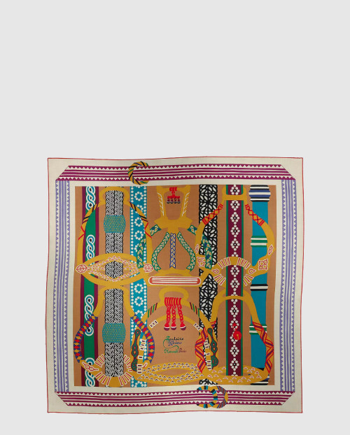 [HERMES-에르메스]Fantaisie d'Etriers 숄 140