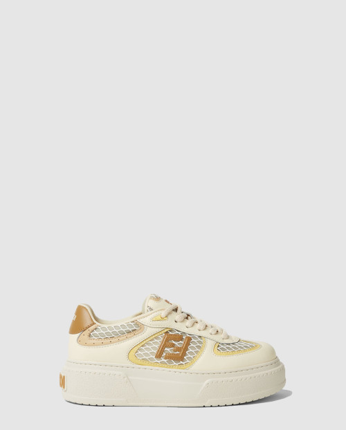 [FENDI-펜디]가죽 메쉬 플랫폼 로우탑 8E8721