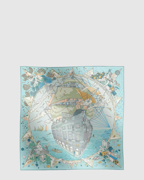 [HERMES-에르메스]Hermes Flagship 스카프 90