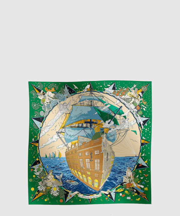 [HERMES-에르메스]Hermes Flagship 스카프 90