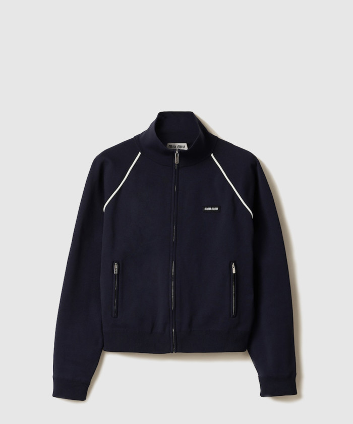 레플리카|이미테이션 miumiu-미우미우기능성-원사-지퍼-가디건-mmf958