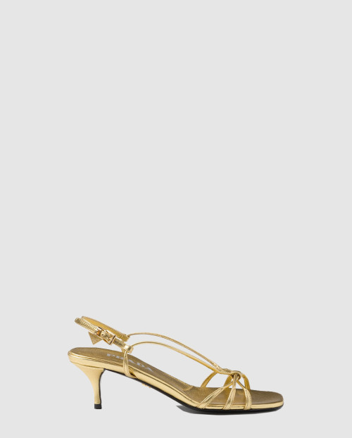 [PRADA-프라다]굽이 있는 가죽 샌들 1X504N