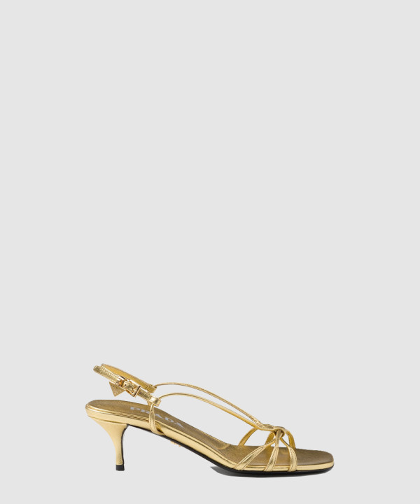 [PRADA-프라다]굽이 있는 가죽 샌들 1X504N