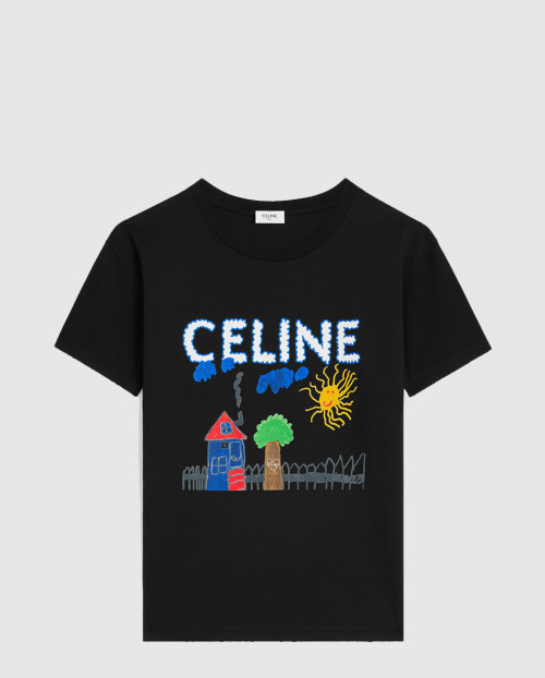 [CELINE-셀린느]레귤러 티셔츠 코튼 저지 RX0BZ5