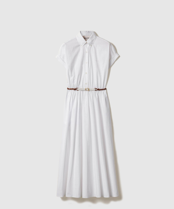 레플리카|이미테이션 miumiu-미우미우포플린-미디-셔츠-드레스-mf5886