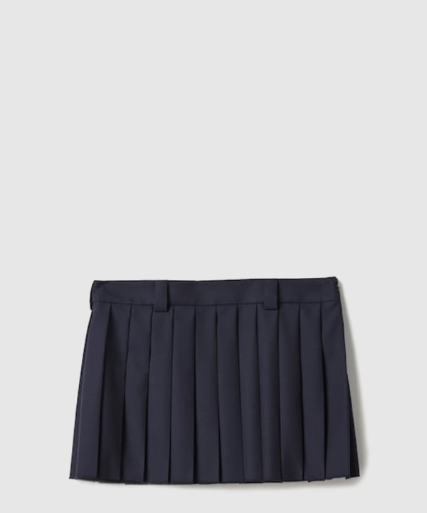 [MIUMIU-미우미우]플리츠 바타비아 미니스커트 MG2040