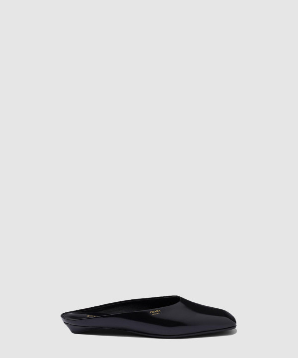 [PRADA-프라다]브러시드 가죽 뮬 1S825N