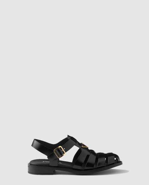 [PRADA-프라다]브러시드 가죽 피셔맨 샌들 1X889N