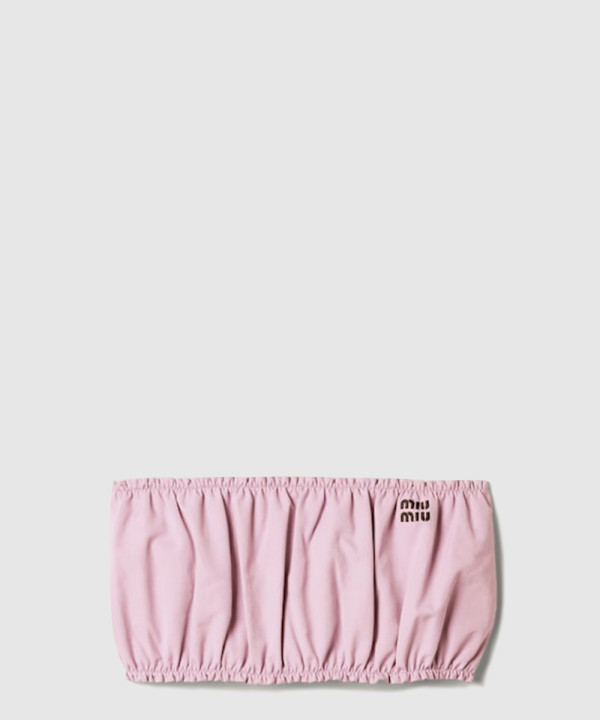 [MIUMIU-미우미우]포플린 탑 TP9163