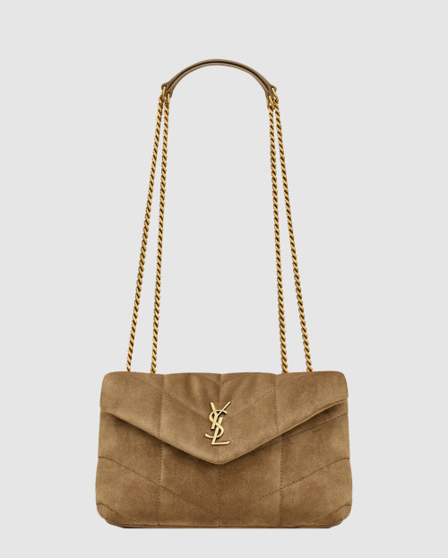 [SAINT LAURENT-생로랑]스웨이드 소재의 토이 PUFFER 759337