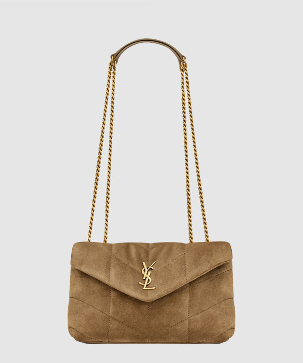 [SAINT LAURENT-생로랑]스웨이드 소재의 토이 PUFFER 759337