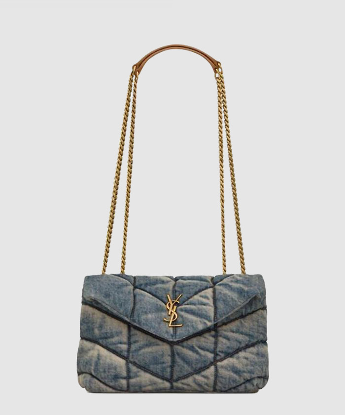 레플리카|이미테이션 saint-laurent-생로랑메탈릭-체인-데님-숄더백-759337