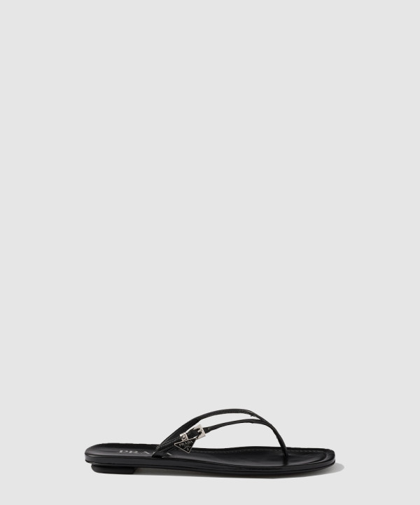 [PRADA-프라다]가죽 끈 샌들 1Y503N