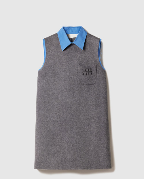 [MIUMIU-미우미우]벨루어 미니드레스 MF5637