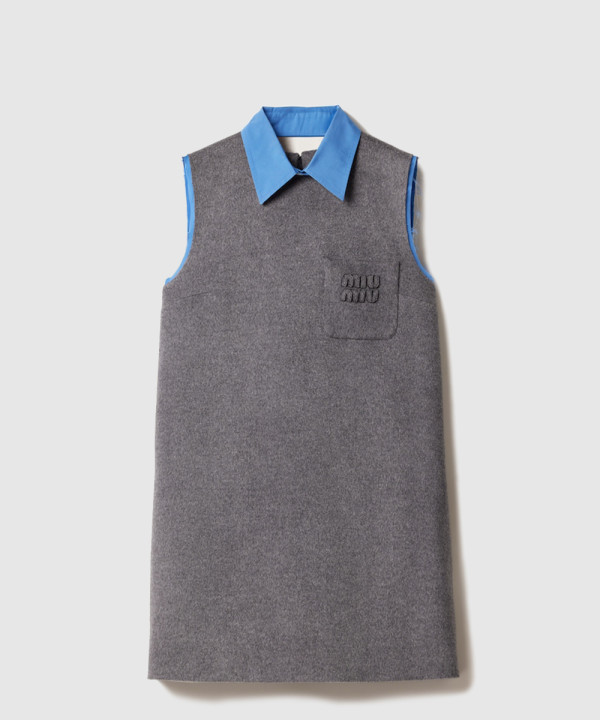 [MIUMIU-미우미우]벨루어 미니드레스 MF5637