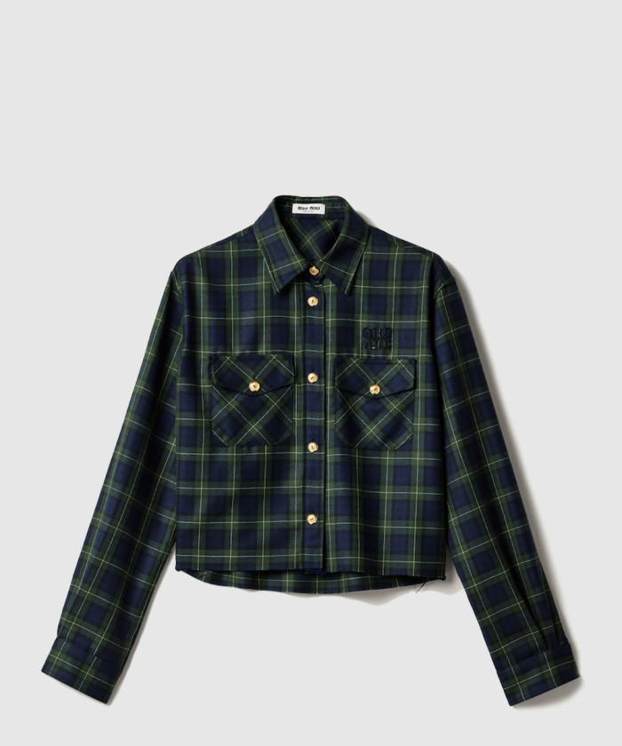 레플리카|이미테이션 miumiu-미우미우체크-스커트-mk1907