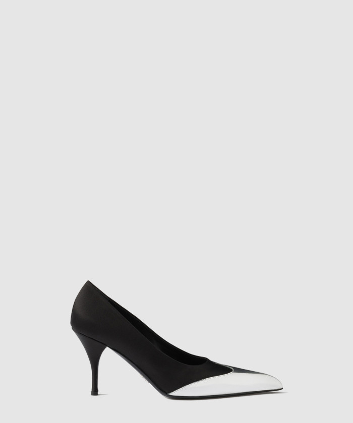 레플리카|이미테이션 prada-프라다새틴과-메탈릭-가죽-펌프스-1i968n