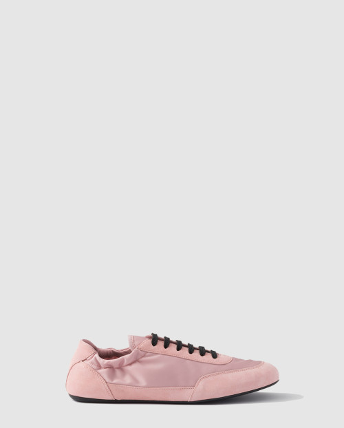 [PRADA-프라다]컬랩스 리나일론 및 스웨이드 스니커즈 1E959N