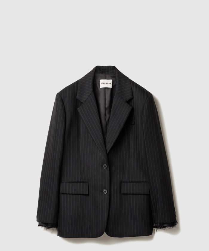 레플리카|이미테이션 miumiu-미우미우싱글브레스트-핀스트라이프-재킷-mh1974