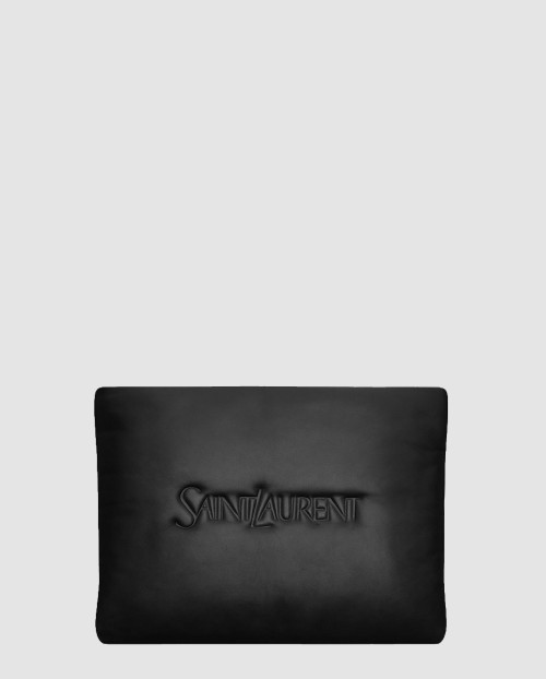 [SAINT LAURENT-생로랑]패디드 로고 라지 클러치 779512