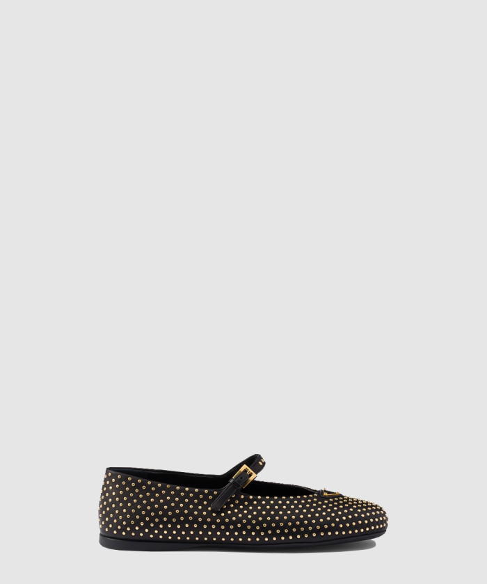 레플리카|이미테이션 prada-프라다스터드가-달린-나파-가죽-발레리나-슈즈-1f795n