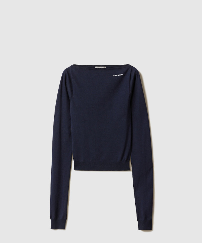 레플리카|이미테이션 miumiu-미우미우울-보트넥-스웨터-mmla85