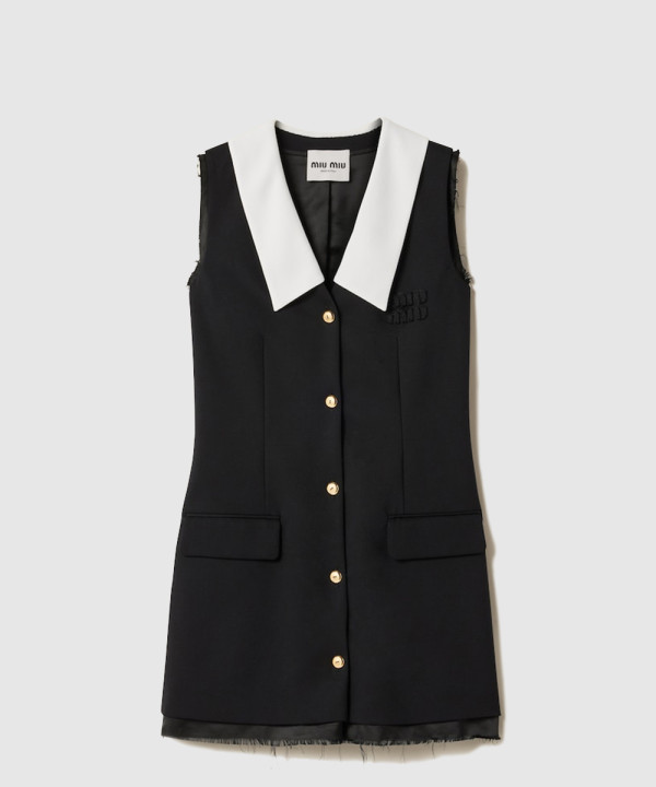 [MIUMIU-미우미우]울 벨벳 미니 드레스 MF5620