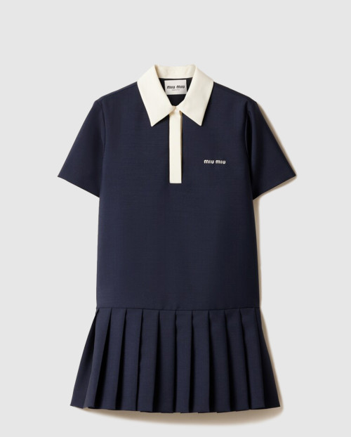 [MIUMIU-미우미우]키드 모헤어 미니드레스 MF5613