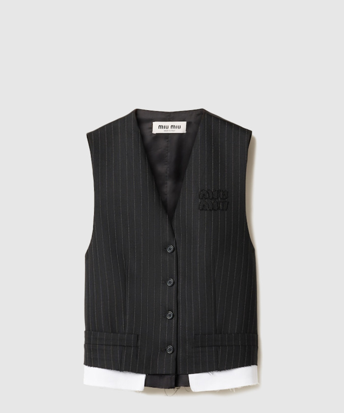 레플리카|이미테이션 miumiu-미우미우핀스트라이프-조끼-mag003