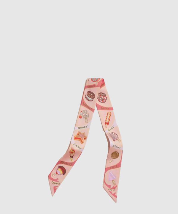 [HERMES-에르메스]Funny Ice Cream Twilly  트윌리