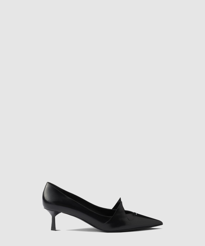 레플리카|이미테이션 prada-프라다투톤-브러시드-레더-펌프스-1i976n