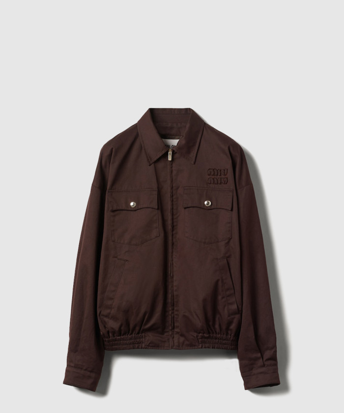 레플리카|이미테이션 miumiu-미우미우워싱-개버딘-블루종-재킷-ml1053