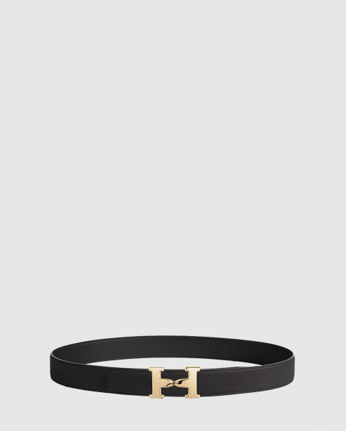 [HERMES-에르메스]에이치트위스트 버클 & 양면 가죽 벨트