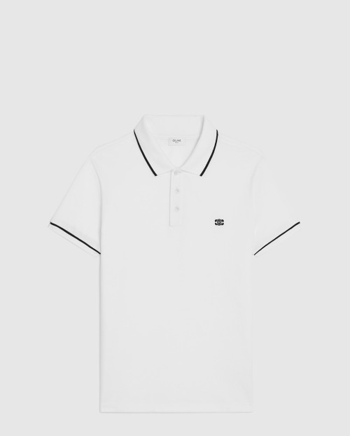 [CELINE-셀린느]클래식 폴로 셔츠 코튼 피케 2X75H0