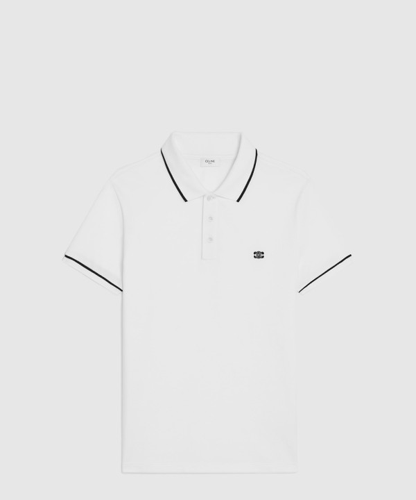 [CELINE-셀린느]클래식 폴로 셔츠 코튼 피케 2X75H0