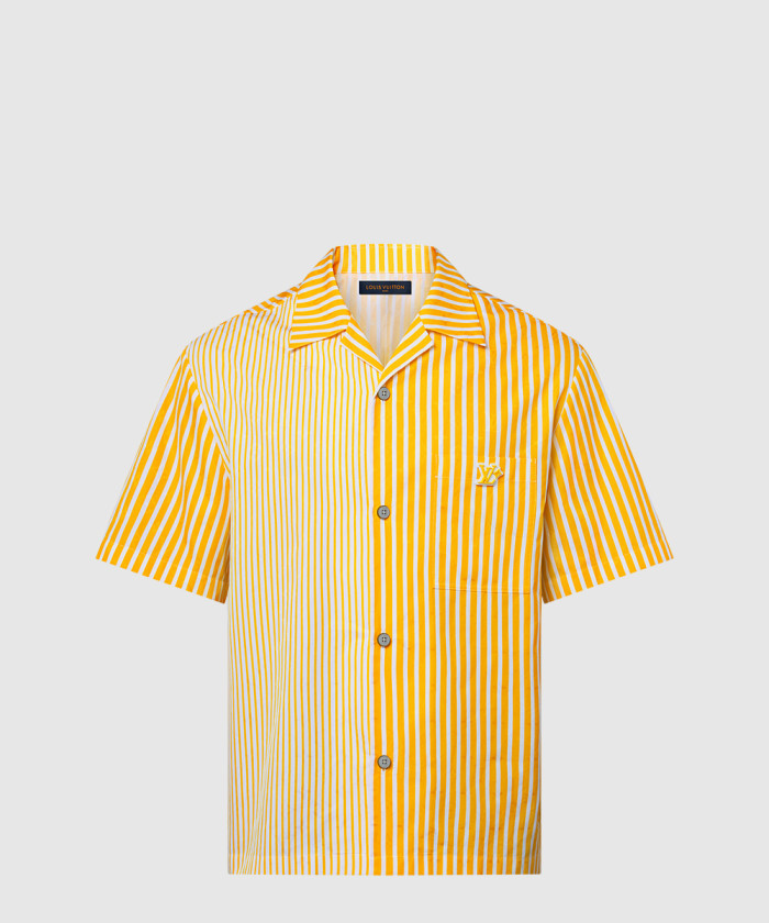 레플리카|이미테이션 louis-vuitton-루이비통모노그램-스트라이프드-패치워크-쇼트-슬리브드-셔츠-1ahvww