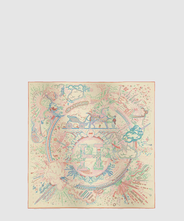 [HERMES-에르메스]Please Hold The Line 스카프 90