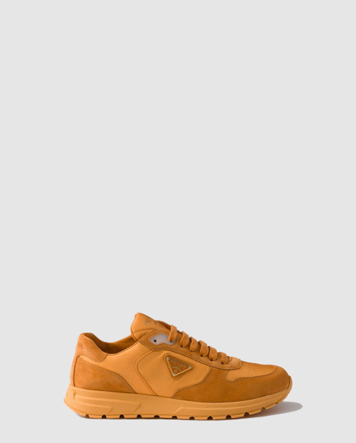 [PRADA-프라다]프랙스 2.0 리나일론 및 스웨이드 스니커즈 1E921N