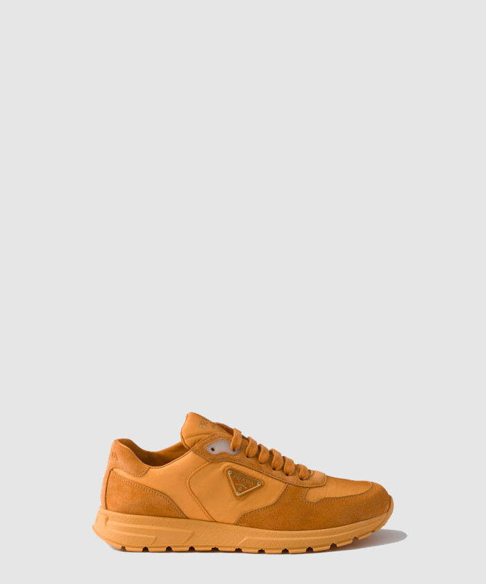 레플리카|이미테이션 prada-프라다프랙스-20-리나일론-및-스웨이드-스니커즈-1e921n-1