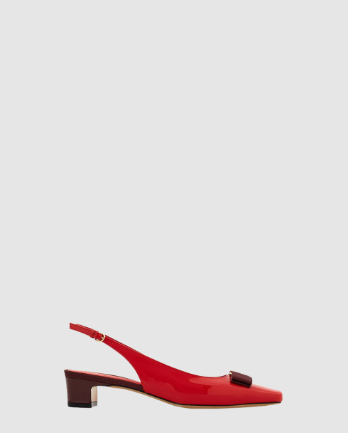 [FERRAGAMO-페레가모]아이코닉 보우 슬링백 01J701