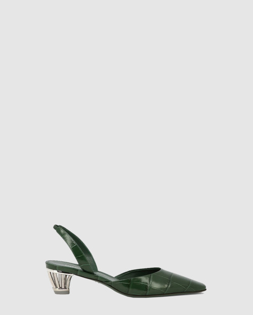 [FERRAGAMO-페레가모]슬링백 힐케이지 01I637